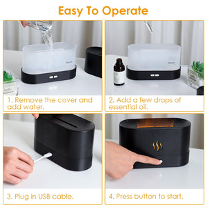 120ml Cool Mist Humidifier Ultrasonic Aroma
