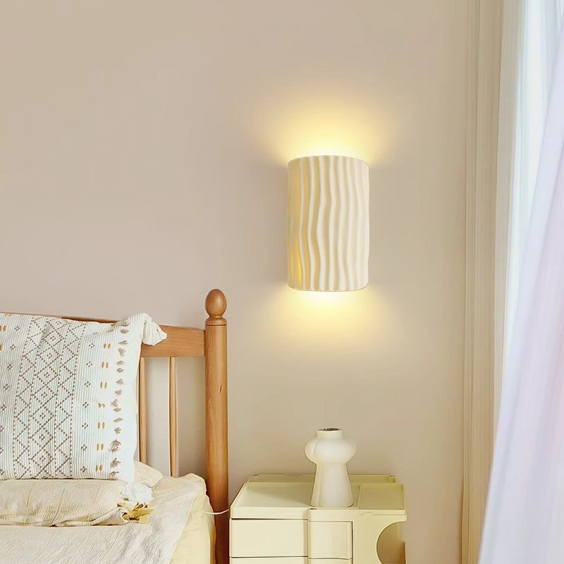 Bedroom Bedside Resin Wall Lamp