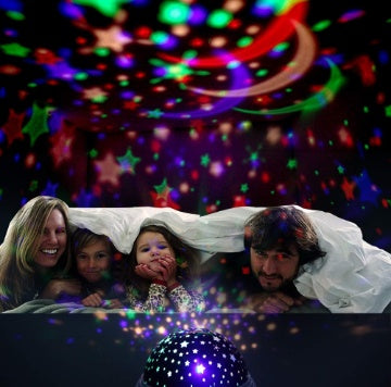 Star projector lamp USB baby sleep