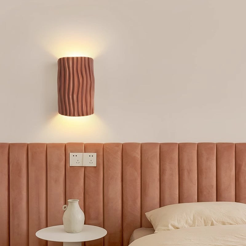 Bedroom Bedside Resin Wall Lamp