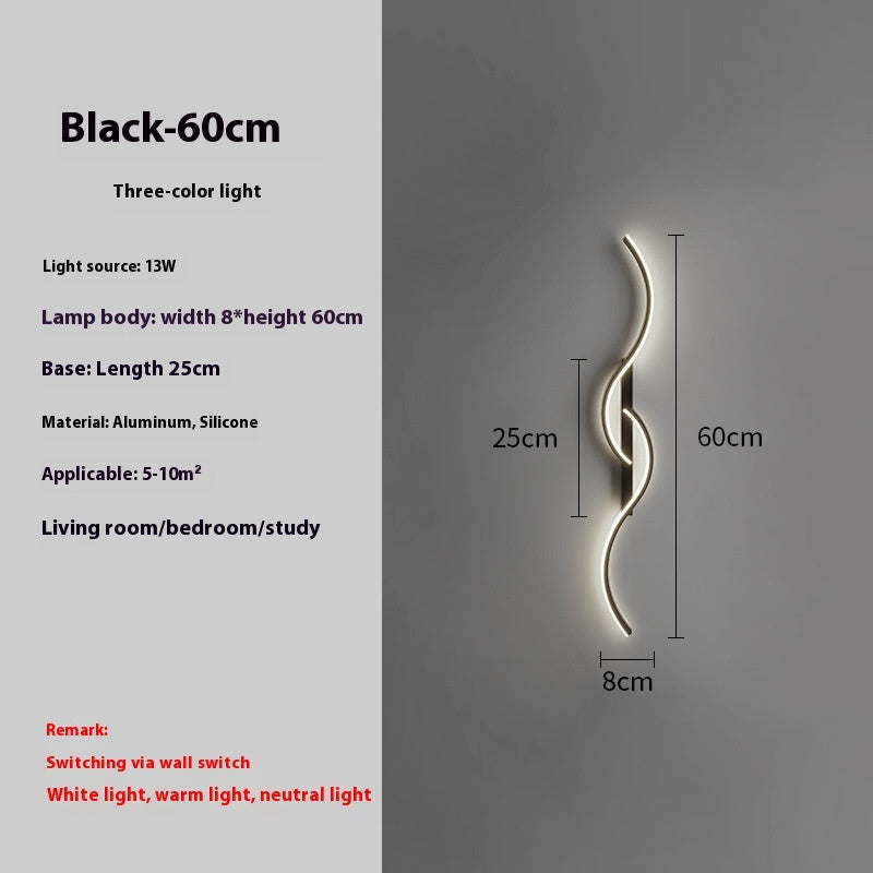 Simple Bedside Wall Lamp Living Room