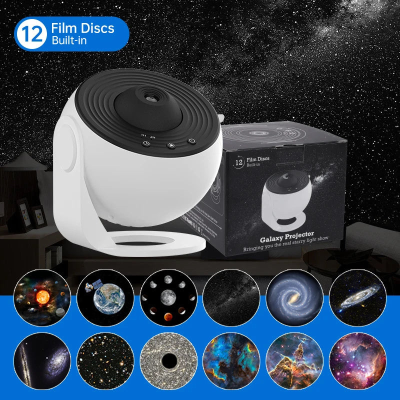 Night Light Galaxy Projector Starry
